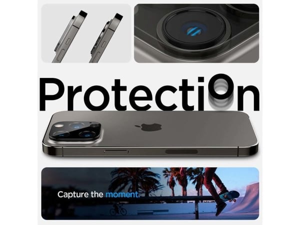 Spigen Glas.tR Optik, Apple, iPhone 14 Pro Max, iPhone 14 Pro, Transparent, 2 styck