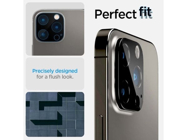 Spigen Glas.tR Optik, Apple, iPhone 14 Pro Max, iPhone 14 Pro, Transparent, 2 styck