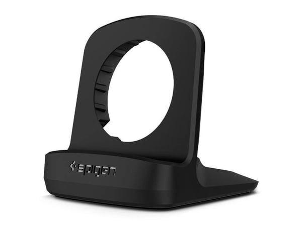 Spigen Night Stand, Stativ, SmartWatch, Svart, Samsung, Galaxy Watch 3/4 (40/41/44/45mm), Galaxy Watch 4 Classic (42/46mm), Galaxy Watch Active 1/2...