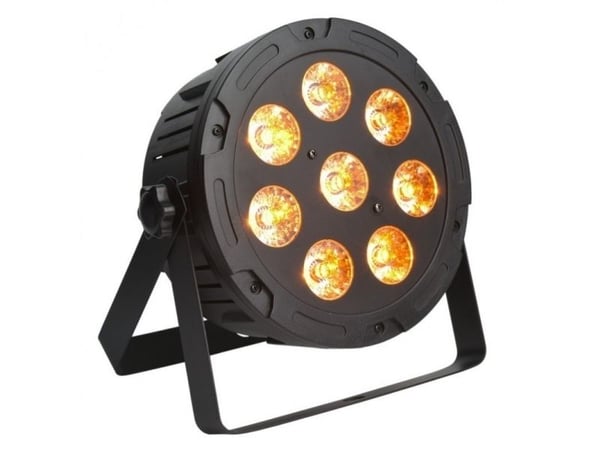 LIGHT4ME Penta Par studiellampe 8x12W MKII RGBWA LED slim