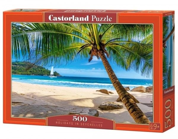 Castorland puslespill 500 Holidays in Seychelles CASTOR