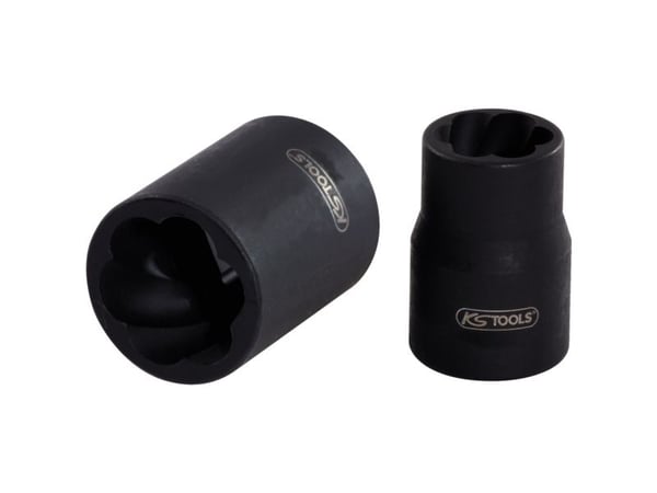 KS Tools 913.3866, Kraftpipe, Sort, 1 hoder, 3/8", Metrisk, 16 mm