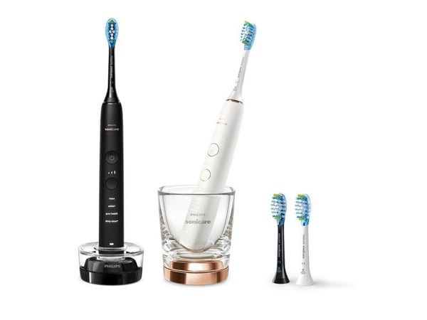 Philips Sonicare DiamondClean DiamondClean 9000 HX9914/61 Sonisk eltandborste med app + 4 C3 Borsthuvuden, Vuxen, Ultraljudstandborste, Daglig vård...