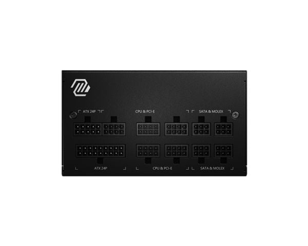 MSI MAG A650GL - Strømforsyning (intern) - ATX12V / EPS12V - 80 PLUS Gold - AC 100-240 V - 650 watt - aktiv PFC