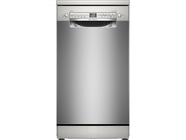 Bosch Serie 2 SPS2HKI42E, Frittstående, Slimline (45 cm), Rustfritt stål, Sølv, Knapper, 1,75 m
