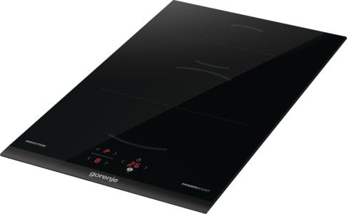 Gorenje G400 GI3201BC - Induksjonskomfyrtopp - 2 plater - Nisje - bredde: 28.3 cm - dybde: 49 cm - uten ramme, - med fasettert frontkant - svart
