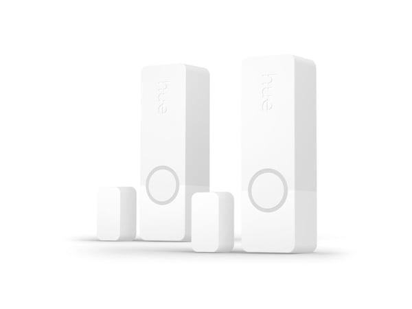 Philips Hue Secure Contact sensor - Dør- og vindusensor - trådløs - ZigBee - hvit (en pakke 2)