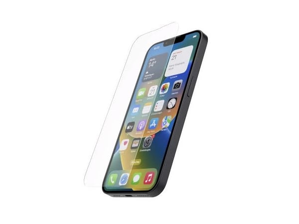 Hama Premium Crystal Glass, Apple, iPhone 15 Plus / 15 Pro Max, Slagbestandig, Støtbestandig, Ripebestandig, Gjennomsiktig, 1 stykker