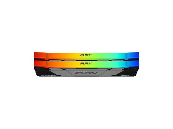 Kingston FURY Renegade RGB - DDR4 - sett - 16 GB: 2 x 8 GB - DIMM 288-pin - 4000 MT/s / PC4-32000 - CL19 - 1.2 V - ikke-bufret - ikke-ECC - svart