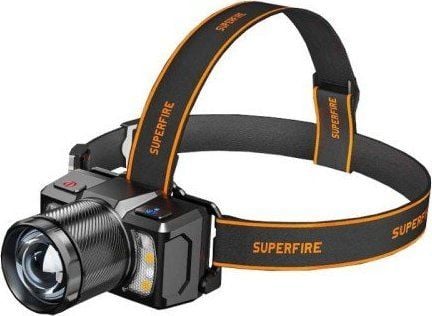 Superfire HL25 - Pään taskulamppu - LED - 8 tilaa - 15 W