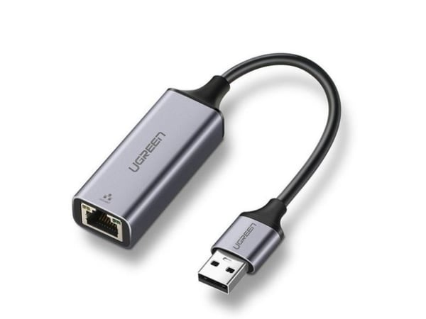 Ugreen extern Gigabit Ethernet-adapter USB 3.0 (grå)