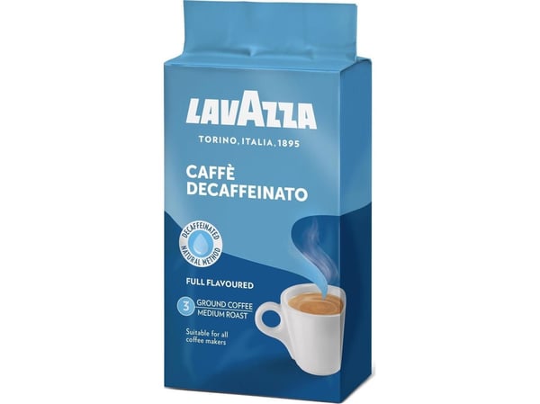 Lavazza Dek Classico, 250 g, Medium ristet, Kahvi, Espresso, Taske, 250 g