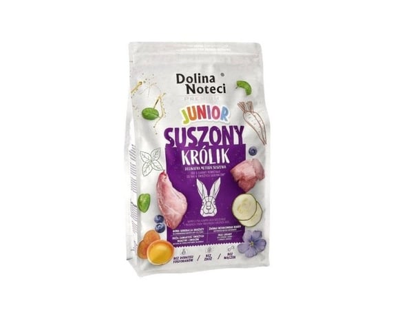 DOLINA NOTECI Premium Junior Rabbit - tørfoder til hunde - 4 kg