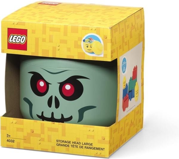 LEGO oppbevaringshodeskjelett, oppbevaringsboks