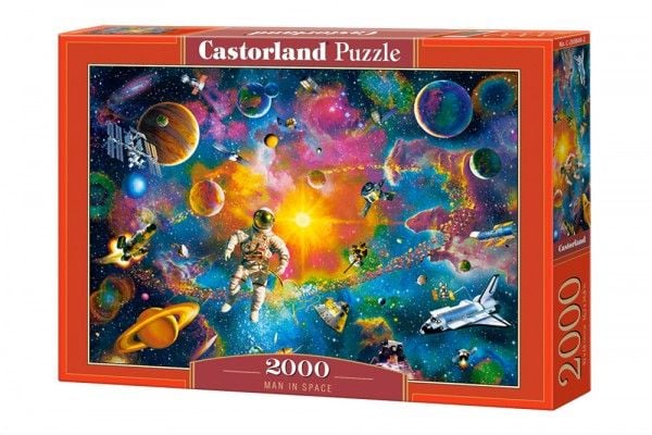 Castorland C-200849-2, 2000 stykker, Verdensrommet, 9 år