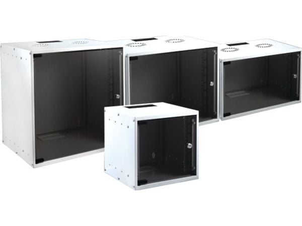 EFB Elektronik WGB-1915WS.45, Veggmonterbar hylle, 15U, 80 kg, Hvit