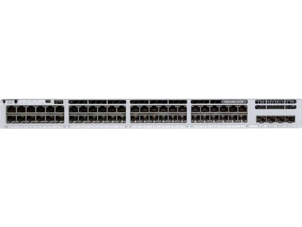 Cisco Catalyst 9300L - Network Essentials - switch - L3 - Styrt - 48 x 10/100/1000 (UPOE) + 4 x 10 Gigabit SFP+ (opplenke) - rackmonterbar - UPOE (...