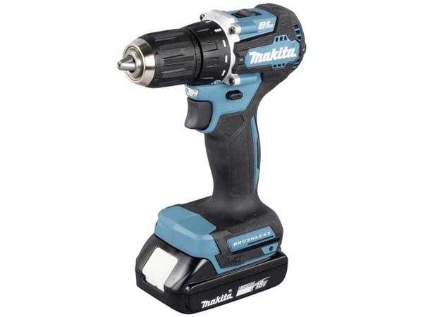 Makita DDF487 - Porakone/porakone - akkuporakone - 2-nopeuksinen - porakone, jossa avain 13 mm - 40 N-m - 2 akkua - 18 V