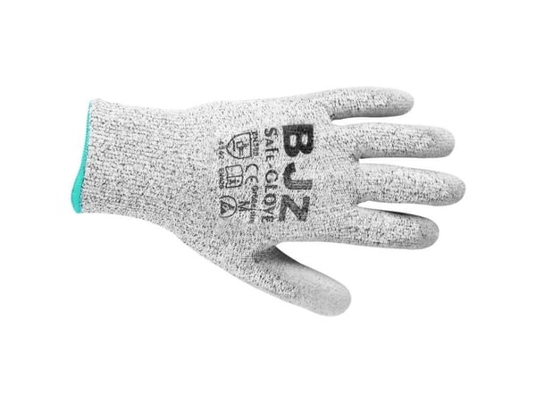 BJZ A-64488 ESD-handske ##### skärskyddande Storlek: XL Polyeten , Nylon® , Elastan, #####Karboniserade fibrer