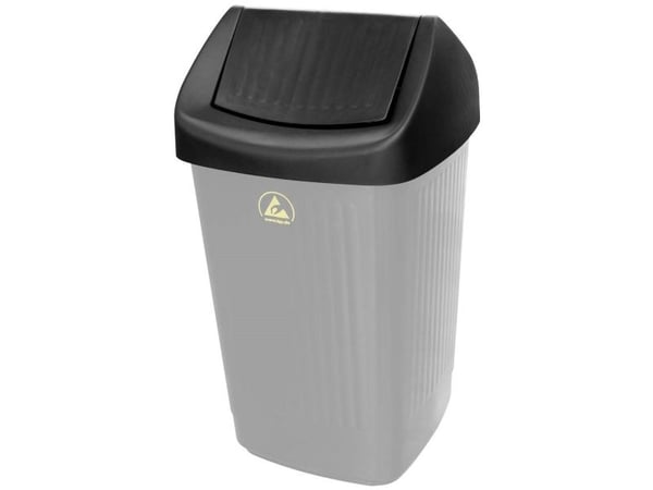 BJZ A-6981 ESD Swing Cover (B x H x D) 365 x 174 x 365 mm Plast Svart 1 st