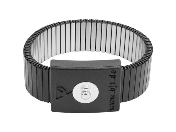 BJZ A-64119 ESD metallarmband Svart