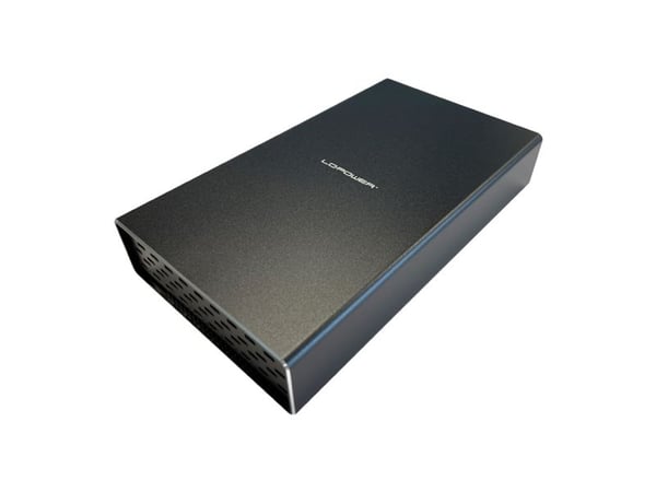 LC Power LC-DOCK-C-35-M2 - HDD / SSD-dokkestasjon - M.2 - 2 Kanal - M.2 Card (PCIe NVMe & SATA) - USB 3.2 (Gen 2x1) - svart