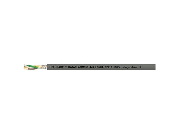 HELU 52397-500 datakabel 3 x 0,34 mm² grå 500 m