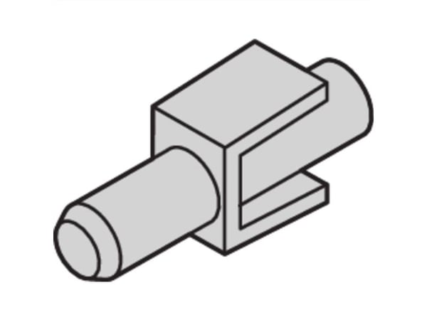 SCHROFF location clip i plast (100 stk.) rack-tilbehør (21101239)