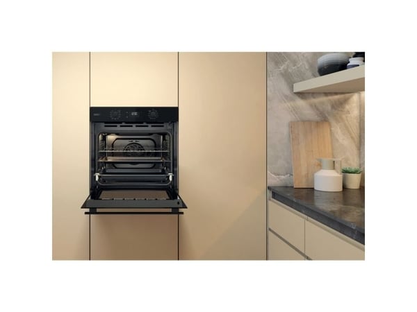 Whirlpool Elements Steam OMSR58RU1SB, Medium, Elektrisk ovn, 71 l, 71 l, Vifteaktivert, 2200 W