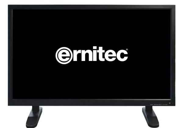 Ernitec - LED-skjerm - 49" - 3840 x 2160 4K - 500 cd/m² - 5000:1 - 5 ms - 3xHDMI, DVI, DisplayPort - høyttalere - svart