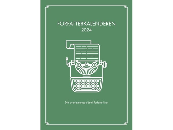 Kirjailijakalenteri 2024 | Karen Inge Nielsen ja Benjamin Lamberth | Kieli: Tanska