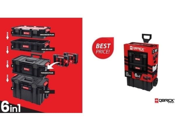 Qbrick Two Cart 6in1 Toolbox