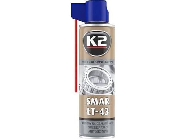K2 Smar LT-43 för rull- och glidlager, 400 ml