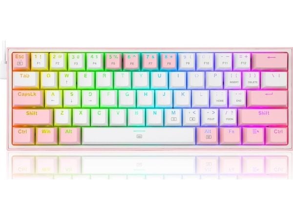 Redragon K617 Fizz gamingtastatur (K617-RGB pink)