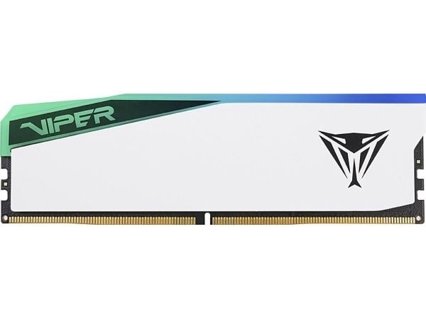 Patriot Viper Elite 5 RGB - DDR5 - modul - 16 GB - DIMM 288-PIN - 2800 MHz / PC5-44800 - CL38 - 1,35 V - on-die ECC - hvit