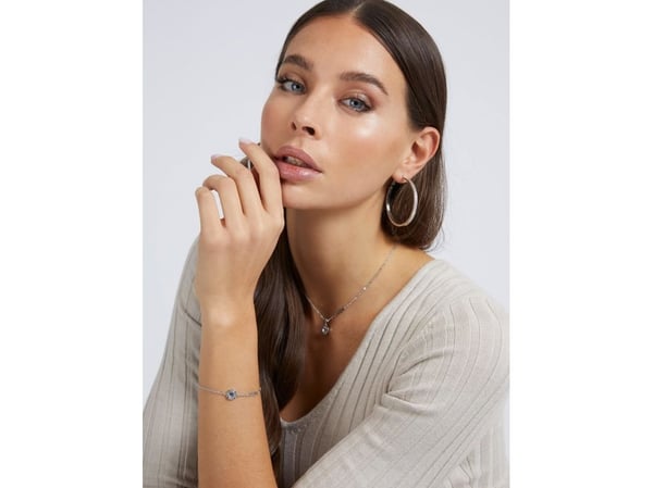 GUESS JUBE02247JWRHT/U, Honkoppling, Rostfritt stål, Silver