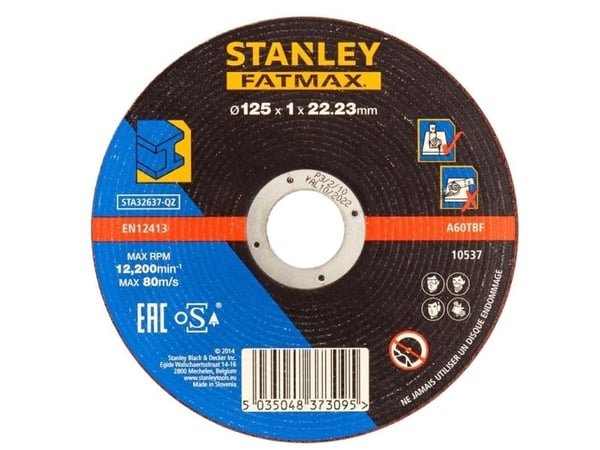 STANLEY FatMax - Skjæreplate - for metall - 125 mm