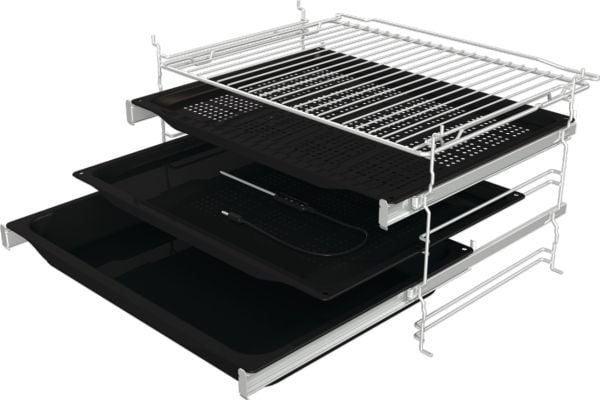 Gorenje BSA6747DGWI, Stor, Elektrisk ovn, 77 l, 300 °C, Katalytisk, AquaClean