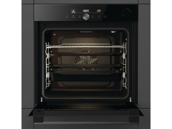 Gorenje BSA6747DGWI, Stor, Elektrisk ovn, 77 l, 300 °C, Katalytisk, AquaClean
