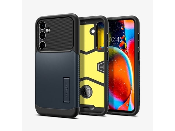 Spigen ACS06378, Etui, Samsung, Galaxy S23 FE, 16,3 cm (6.4"), Sort, Marineblå
