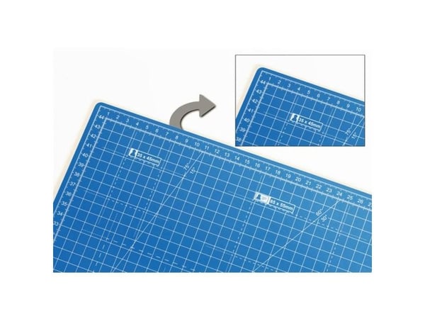 Dahle 10692-21471, Blå, A2, MM Fiber, 450 mm, 600 mm, 1 stykker