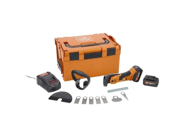 Fein AMM 700 1.7 Q 71293763000 Sladdlös multifunktionsverktyg inkl. extra batteri, inkl. laddare, inkl. tillbehör, väska 13 delar 18 V 5 Ah