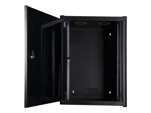 Lanview by Logon - Rack skap - 60 x 56, pro - veggmonterbar - svart, RAL 9005 - 16U - 19"