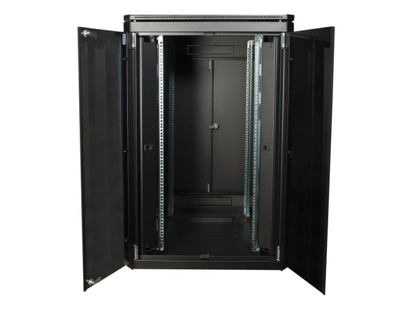 Lanview by Logon Data Line - Rack skap - 800 x 800 mm, data line - free-standing - svart, RAL 9005 - 22U - 19"