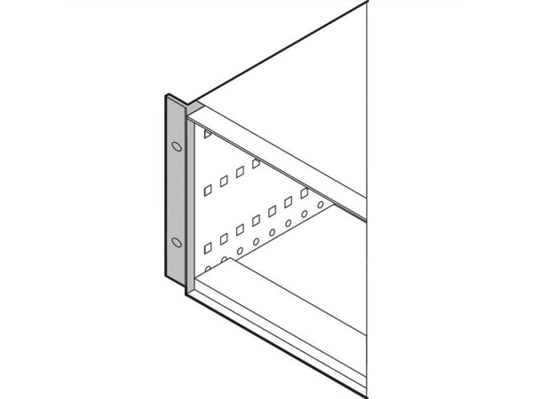 SCHROFF 19\" asennuskannatin muuntamiseen - RATIOPAC PRO 19\"WINKEL 3HE (24571295)