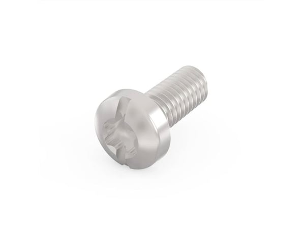 Schroff 24560-159, Skru, Stål, Rund, Zink, M2.5, Torx