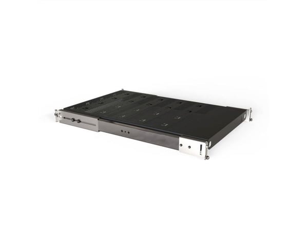 SCHROFF 19" stativ/ramme uttrekkbar hylle, full dybde - 19"FA AUS 2HE C=700 VOL 7021 (21130355)