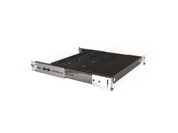 SCHROFF 19" hylle TELE. 2U 500D RAL7021 (21130352) - racktilbehør