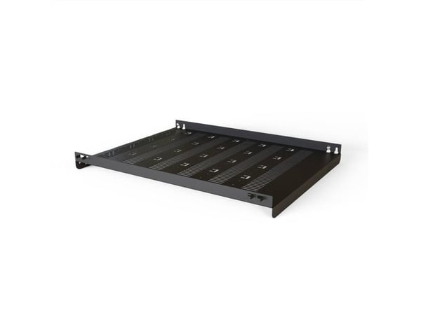SCHROFF 19'' stasjonær hylle - 19\"FACHB.STAT. 800T RAL7021 (21130305)