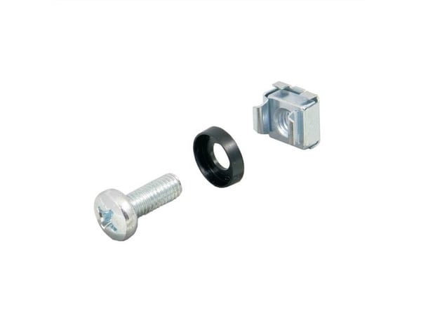 SCHROFF korgmutter M4 - NTS KAEFIGMUTTERN M4 100STK (21100002)